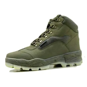 CTR OD-4 High Ankle Trekking and Hiking Shoes - Anti-skid Slip-resistant Mountain Boots - Olive