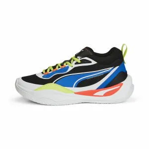 Running Shoes for Kids Puma Playmaker Black Multicolour