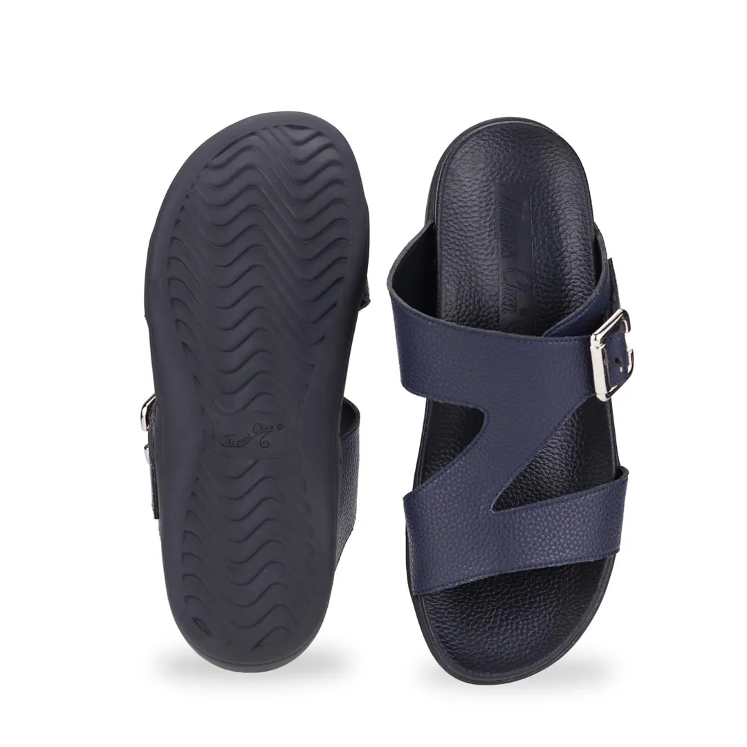 [20% off at cart] Men Zig Zag Buckle Sandals