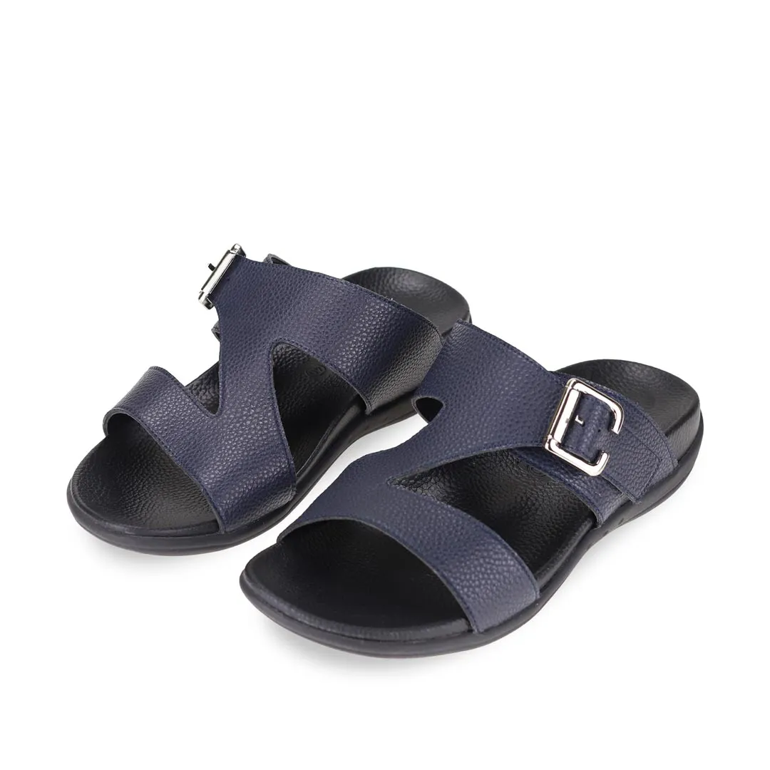 [20% off at cart] Men Zig Zag Buckle Sandals