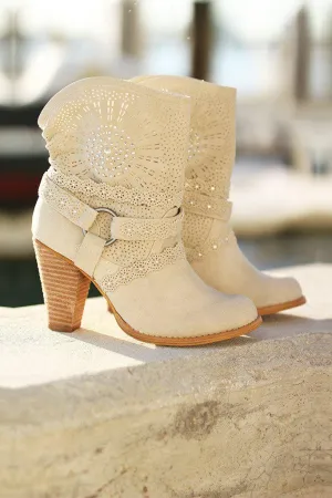 Adelaide Cream Booties