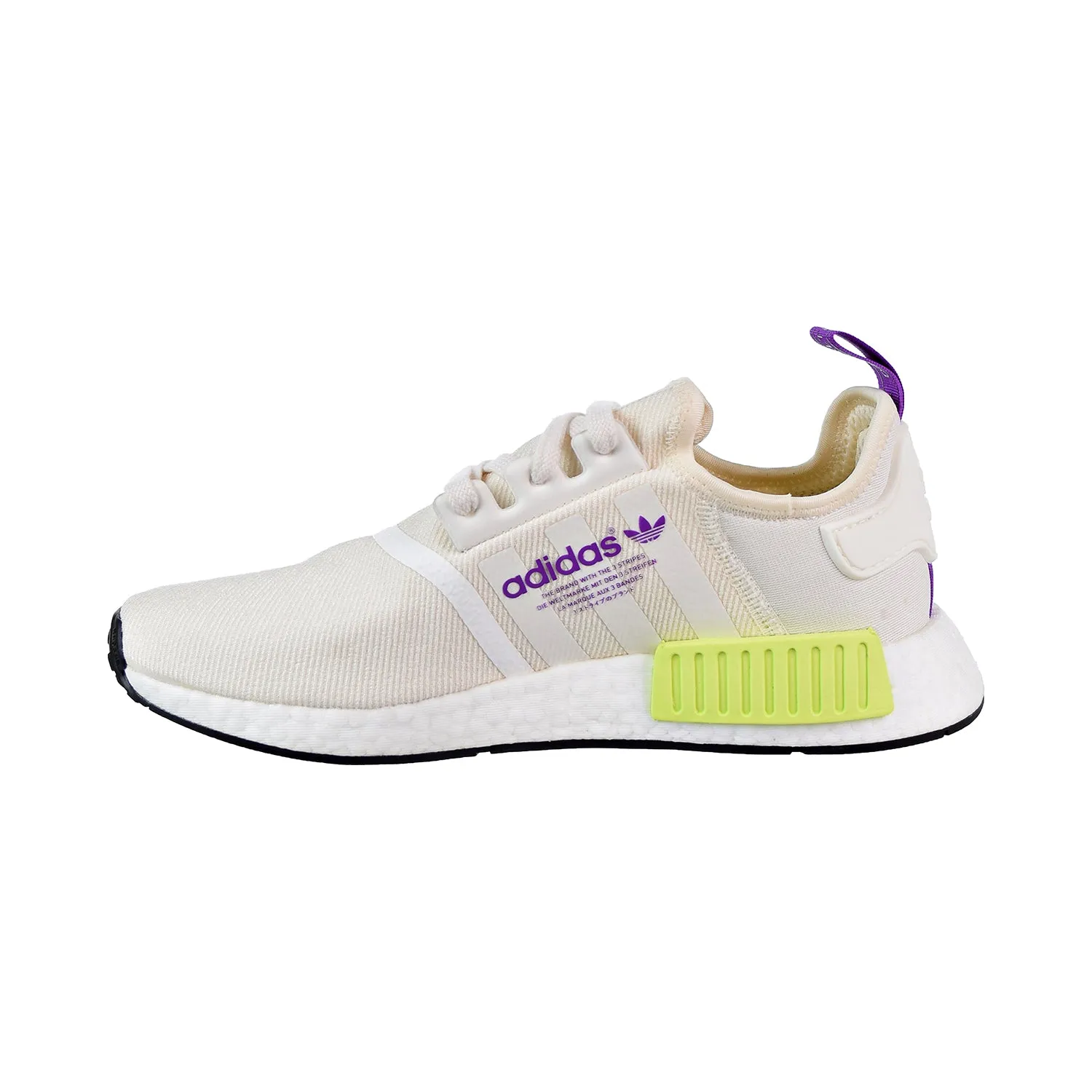 Adidas NMD_R1 Men's Shoes Chalk White/Semi Solar Yellow