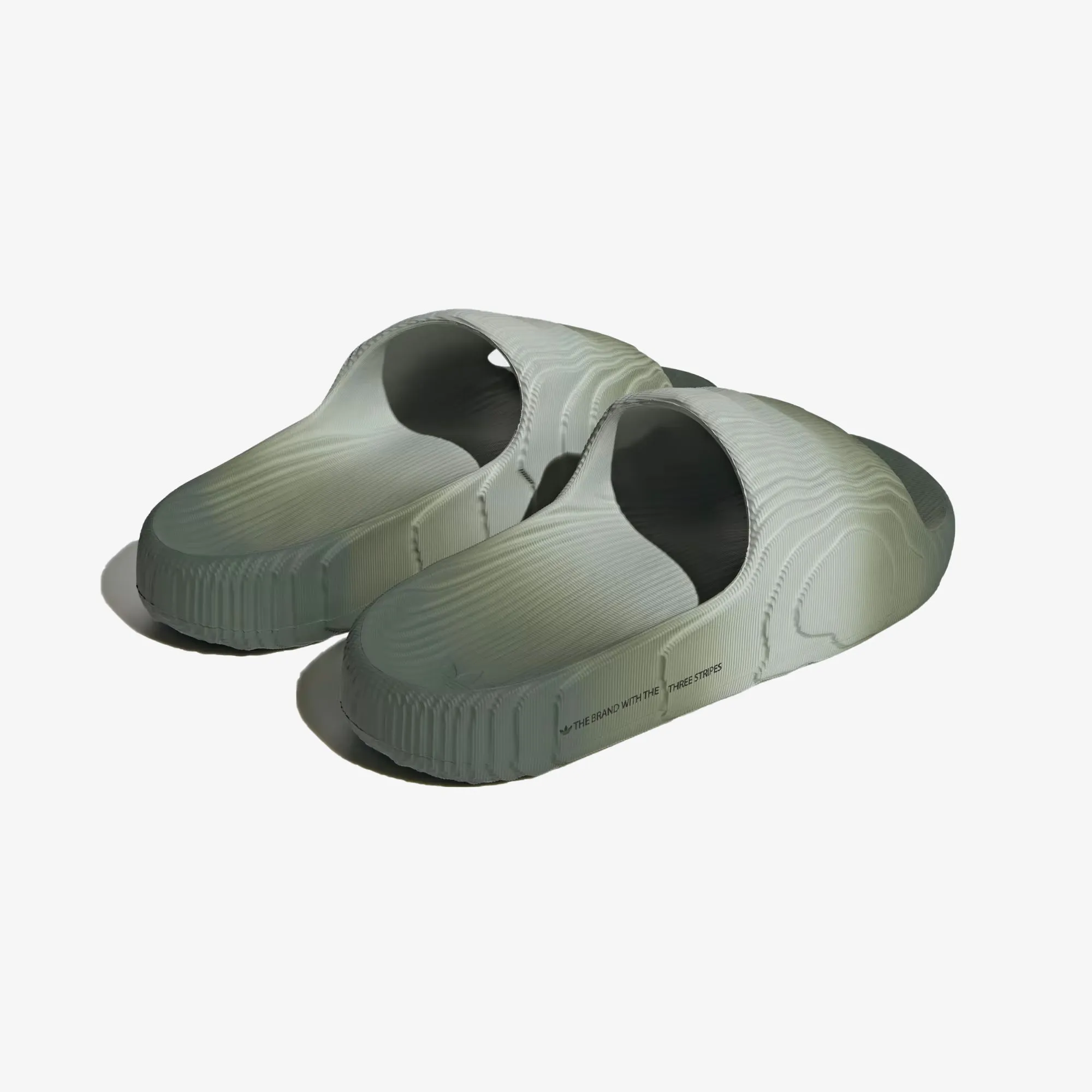 Adidas Originals | ADILETTE 22  { WONDER GREEN/SILVER GREEN/CORE BLACK