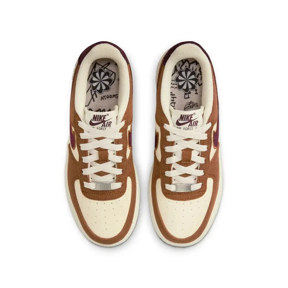 Air Force 1 Low Light British Tan Burgundy Crush (Gs)