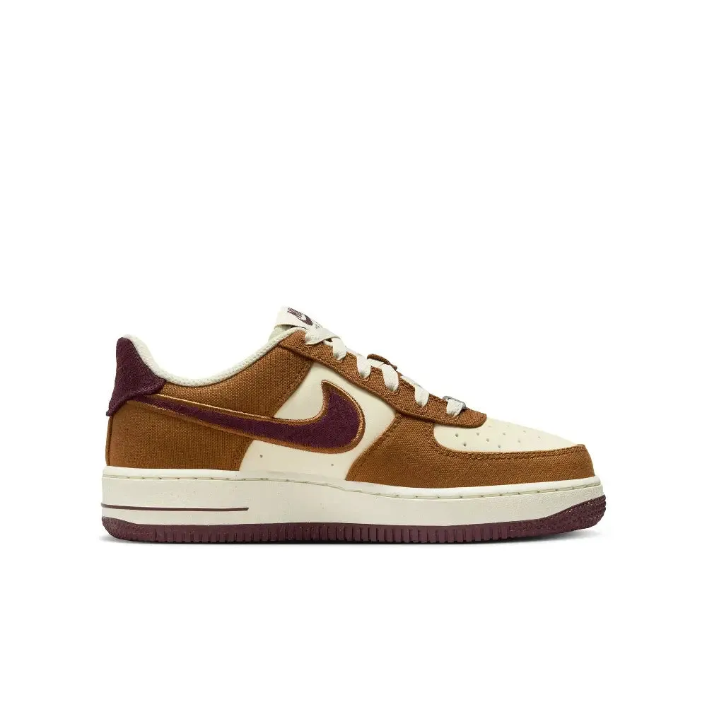 Air Force 1 Low Light British Tan Burgundy Crush (Gs)