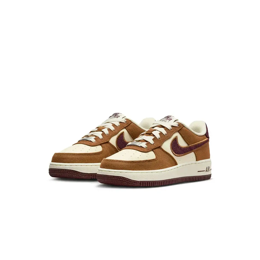 Air Force 1 Low Light British Tan Burgundy Crush (Gs)