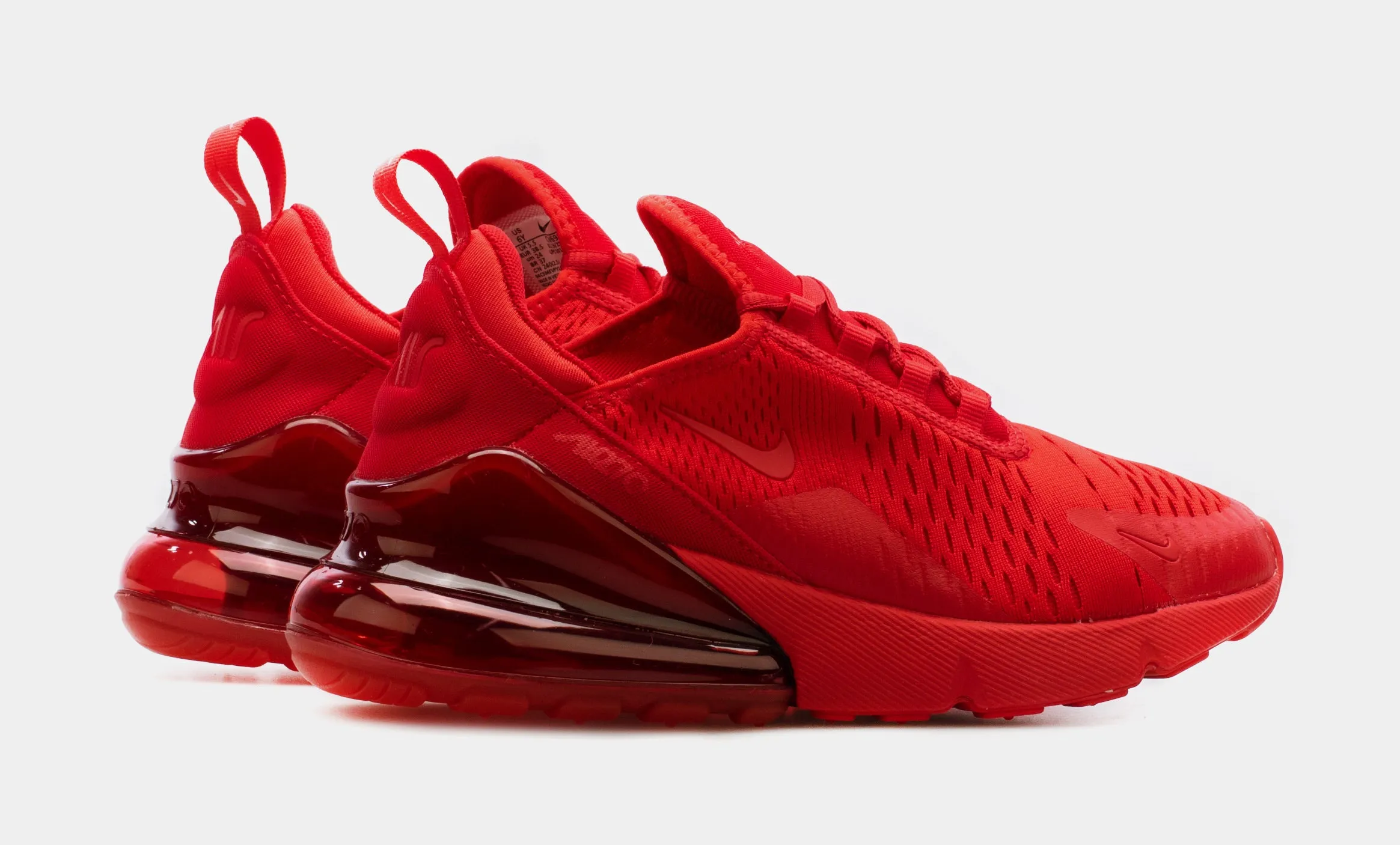 Air Max 270 Grade School Lifestyle Shoes (Red)