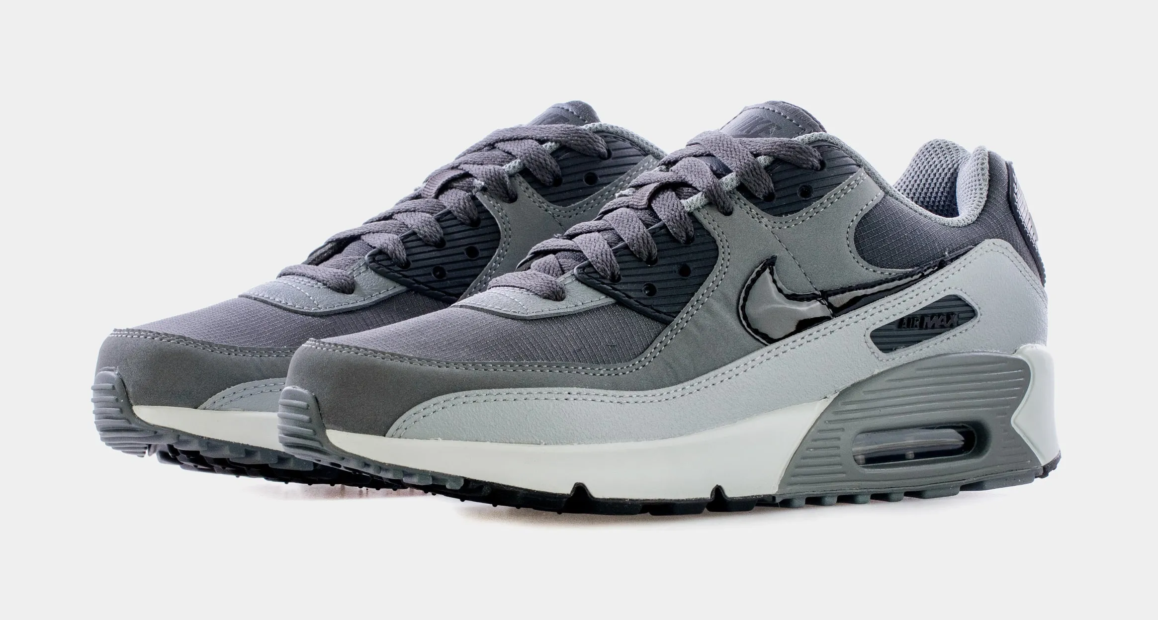 Air Max 90 LTR Grade School Lifestyle Shoes (Grey)