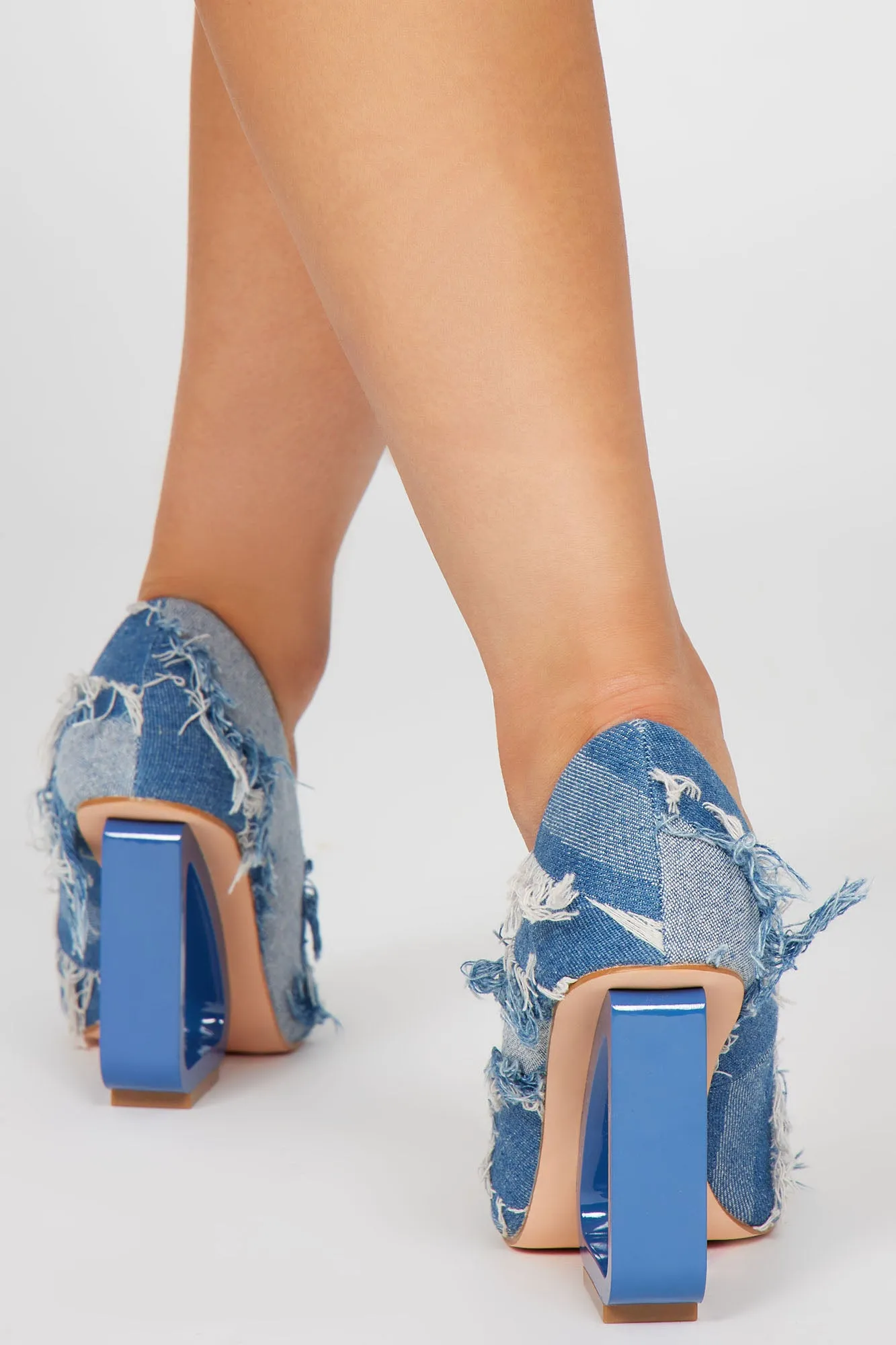 Already Chose Pumps - Denim