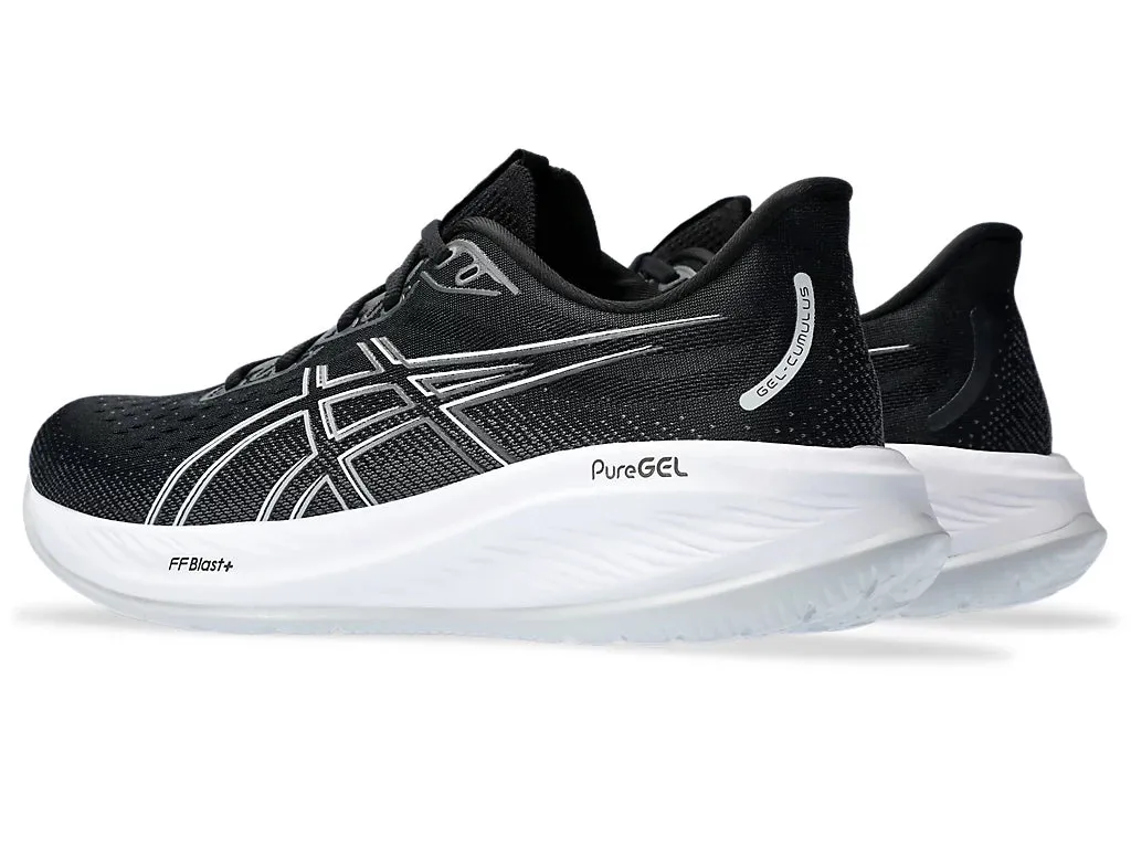 ASICS Mens Gel Cumulus 26 Wide - Black/Concrete (1011B793-002)