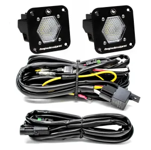 Baja Designs S1 Black Flush Mount LED Light Pod Reverse Kit - Universal