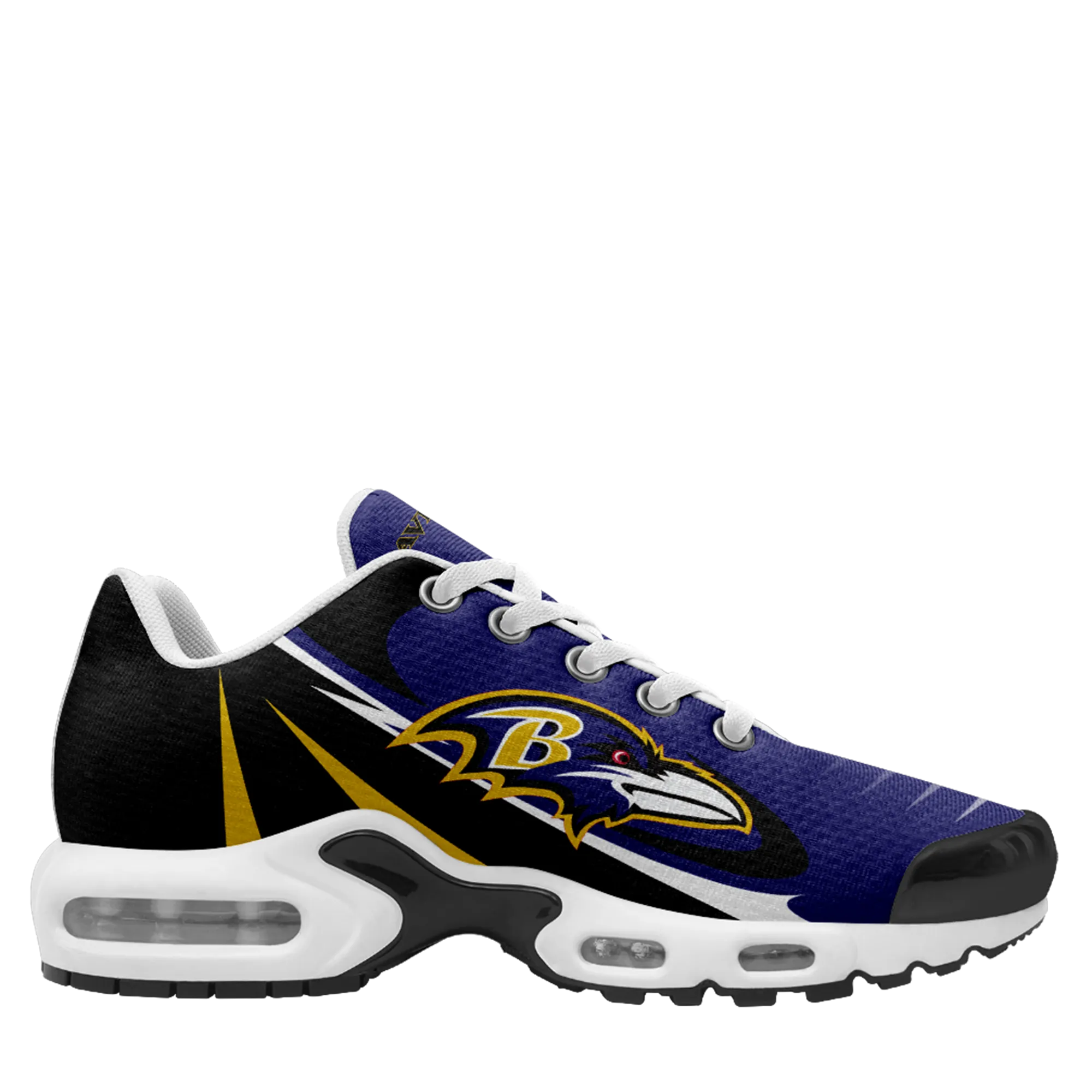 Baltimore Ravens- Fashion Men/Women Sports Shoes Sports Wear Shoes NFL Game Comfortable and Breathable