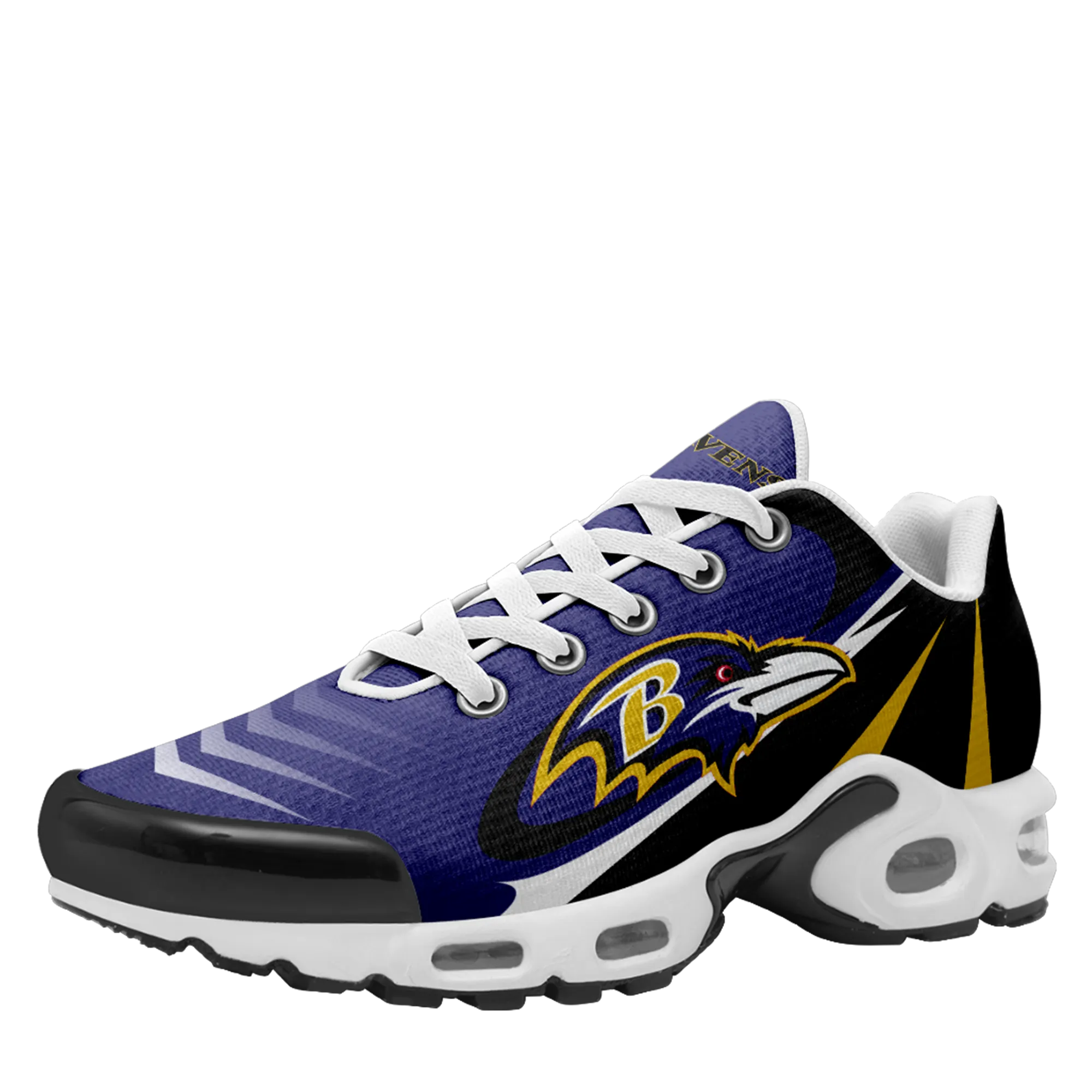 Baltimore Ravens- Fashion Men/Women Sports Shoes Sports Wear Shoes NFL Game Comfortable and Breathable