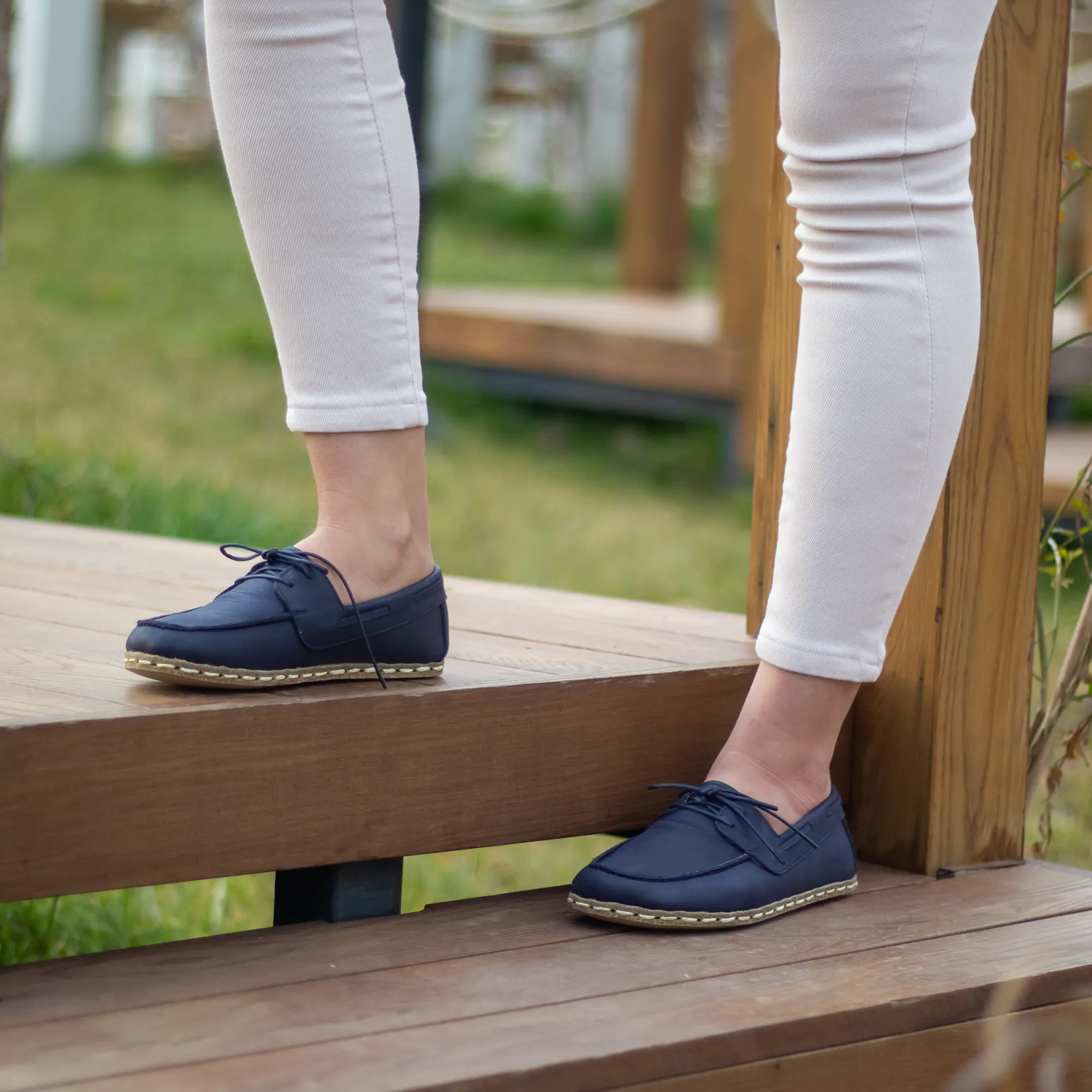 Barefoot Minimalist Shoes Navy Blue for Women