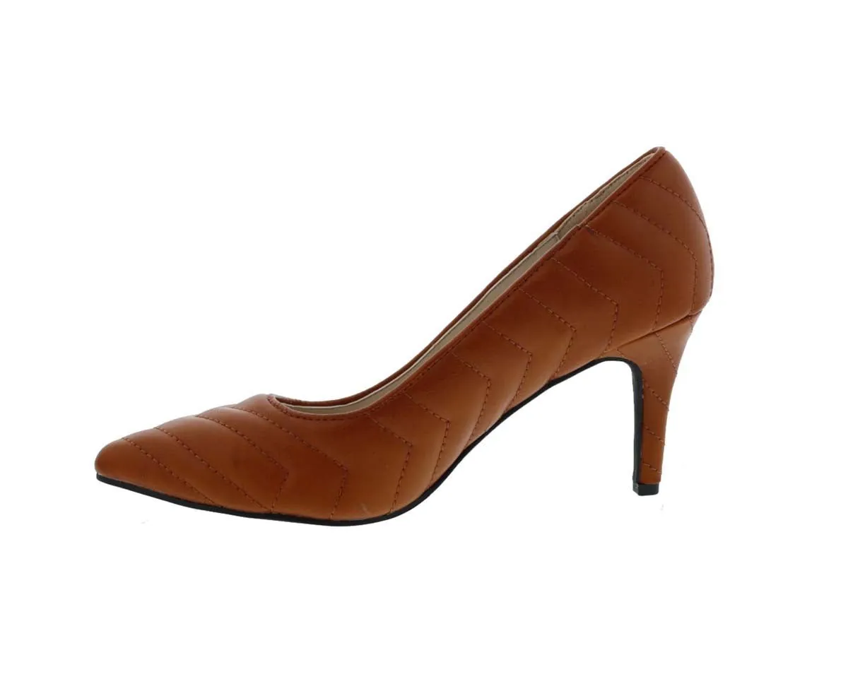 Bellini Ames Women Dress Pump Shoes In Rust Smooth