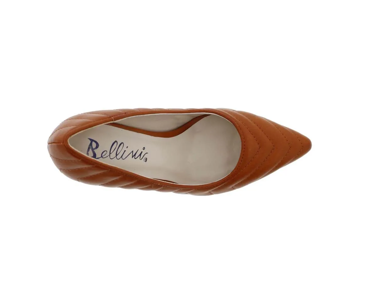 Bellini Ames Women Dress Pump Shoes In Rust Smooth