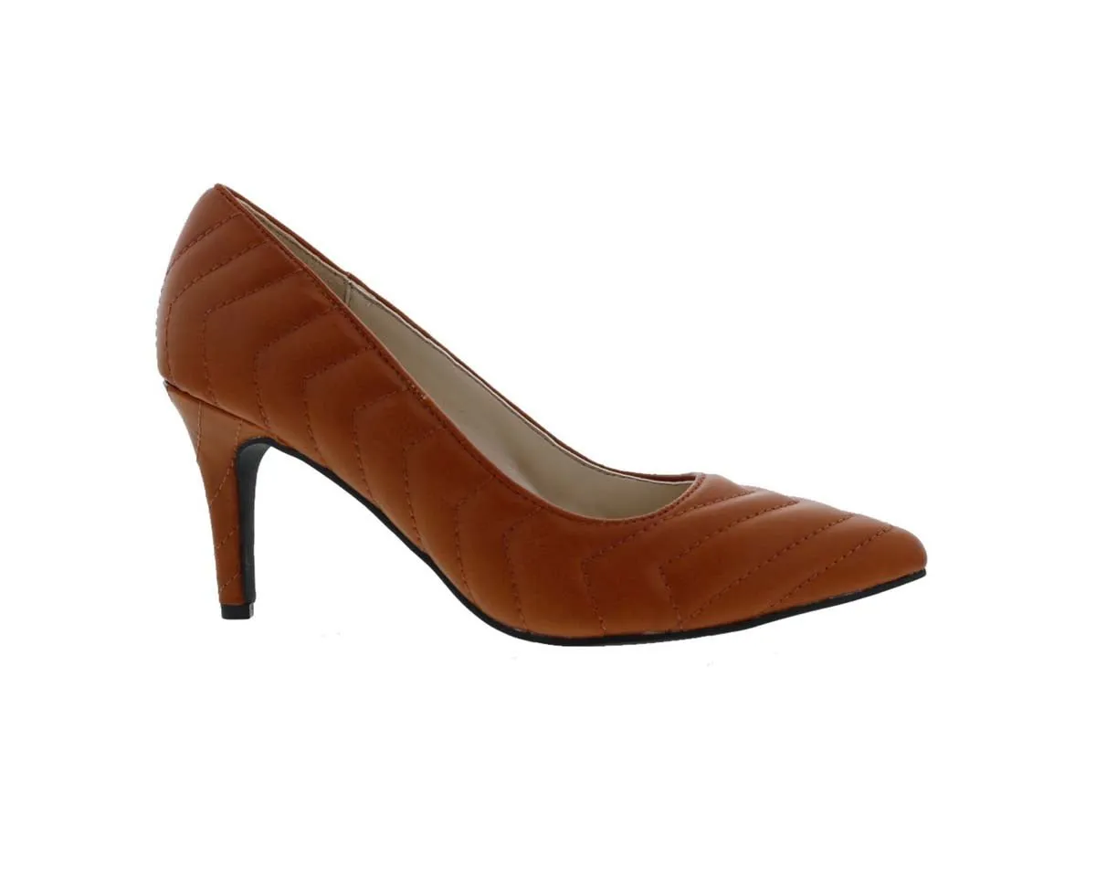 Bellini Ames Women Dress Pump Shoes In Rust Smooth