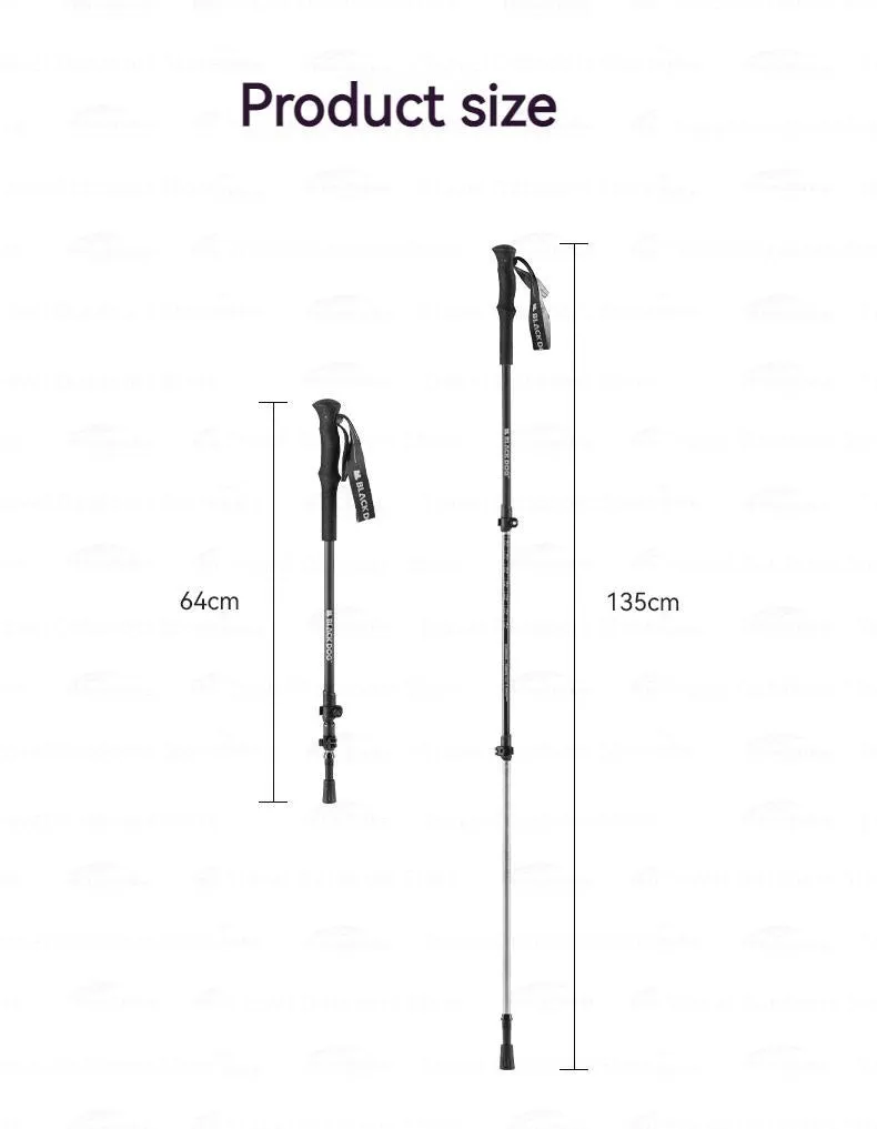 Black Dog Trekking Pole Aluminium Carbon Ultralight CBD2450DS014