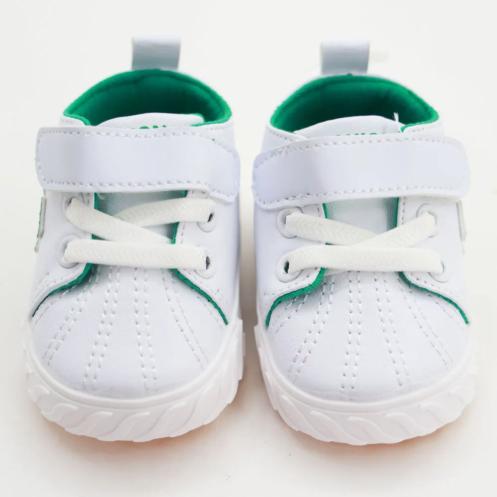 Blue & Green Velcro Strap Casual Shoes