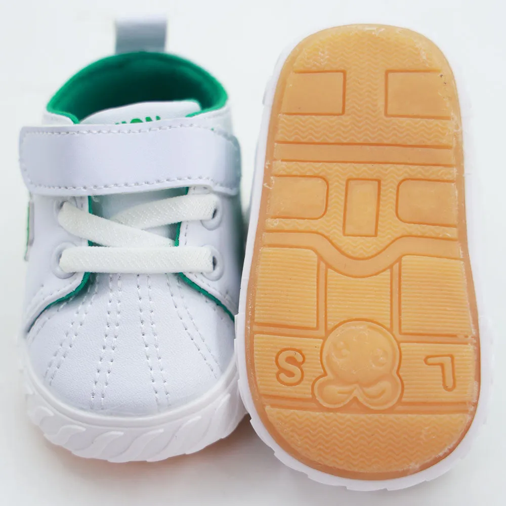 Blue & Green Velcro Strap Casual Shoes