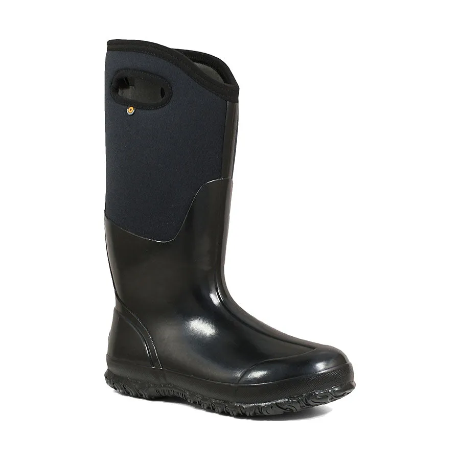 Bogs Women's Classic High Handles - Black Smooth