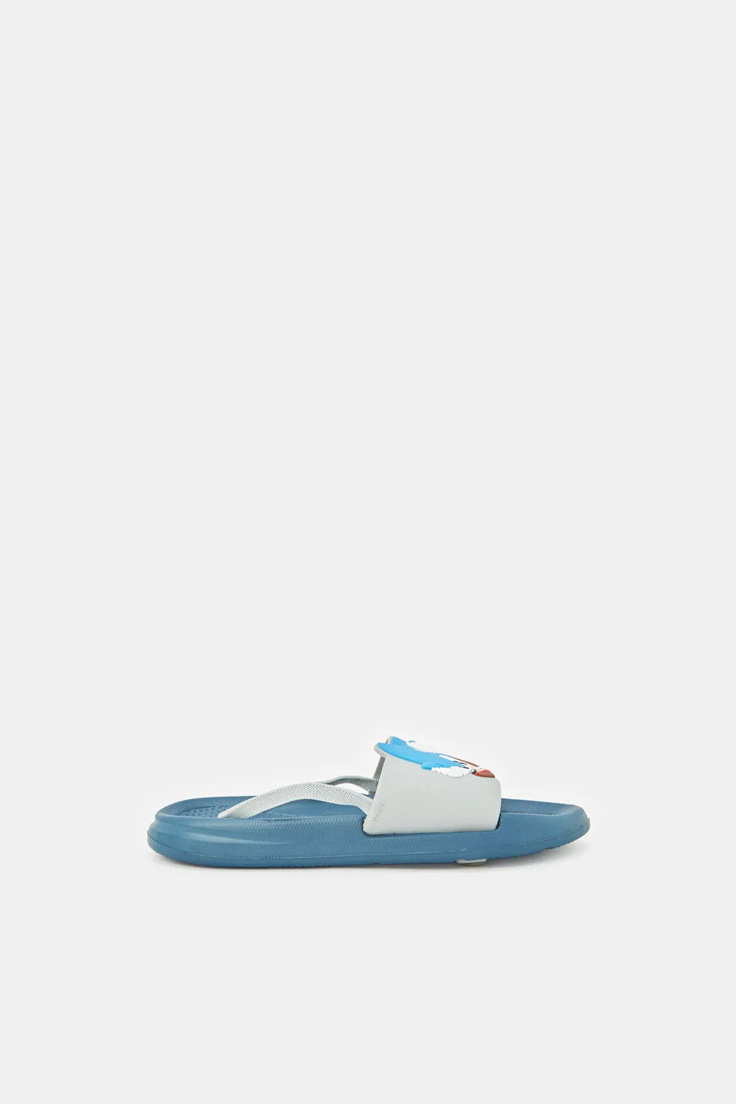 Boys Blue Sonic Print Slides