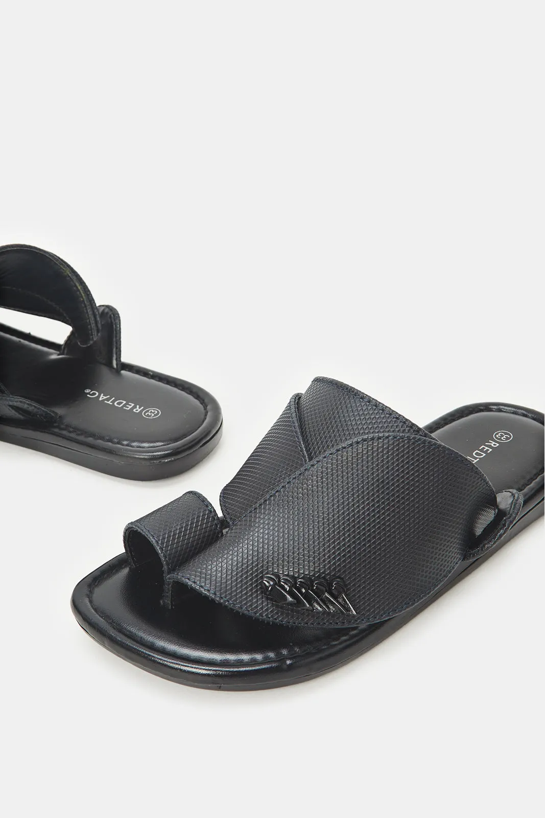 Boys Navy Traditional Sandals