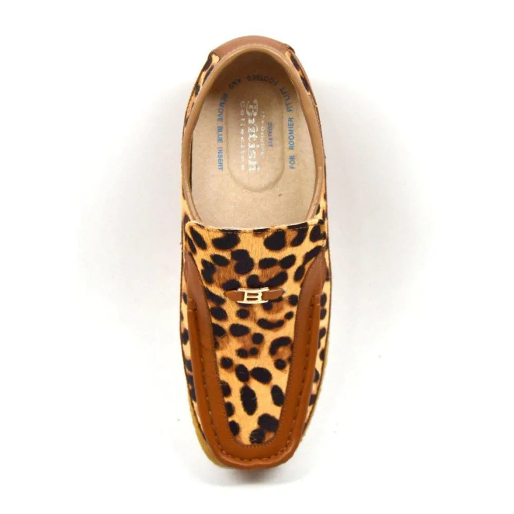 British Walkers Power 2 Limited Edition Men's Leopard Print Pony Skin Leather