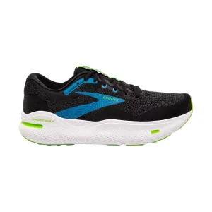 Brooks Men's Ghost Max Running Shoe - Black/Atomic Blue/Jasmine