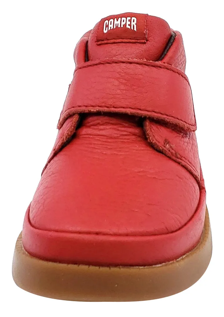 Camper for Boy's and Girl's Leather Hook and Loop Rojo Miel Bottie