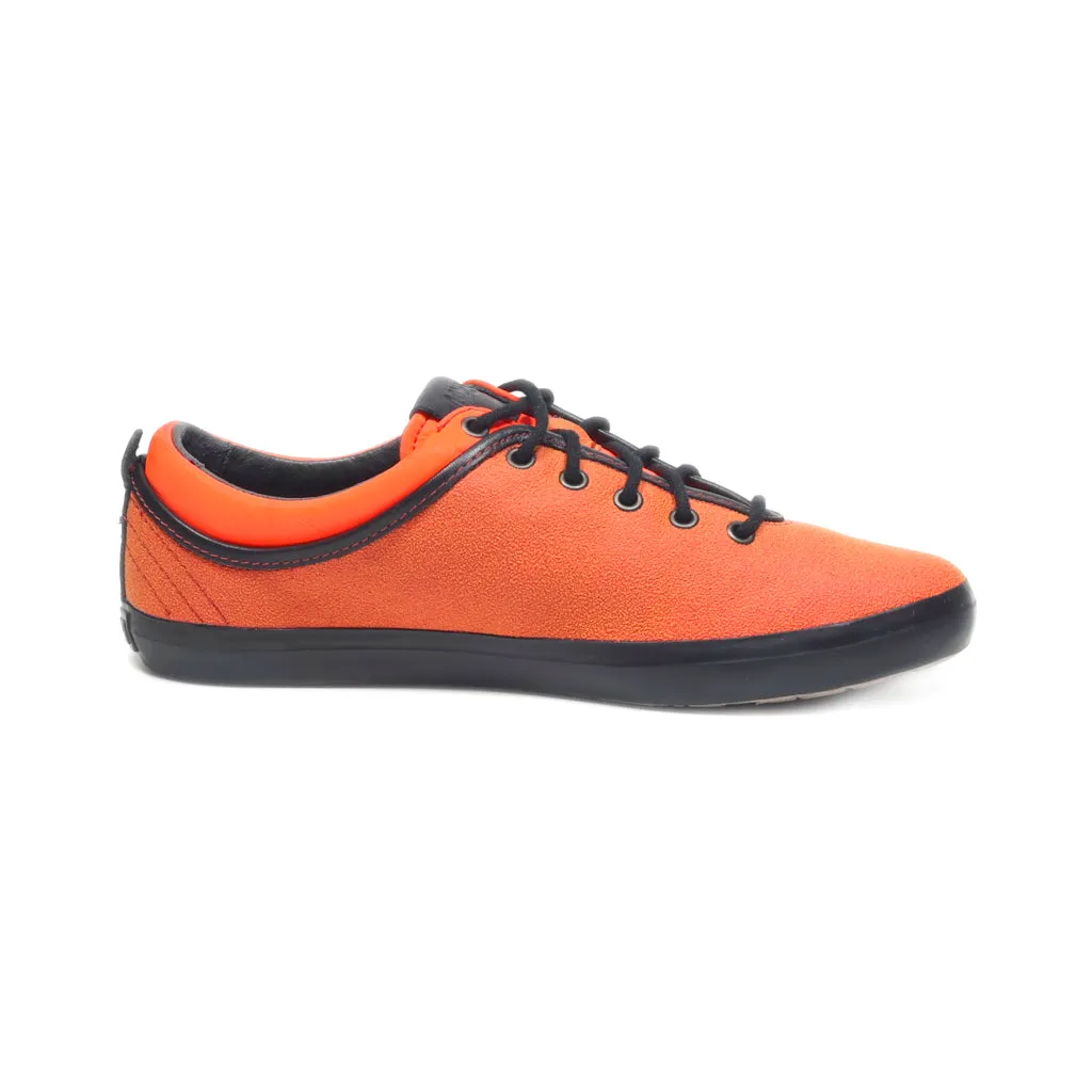 Camper Lace Ups Leather Orange Colour For Women