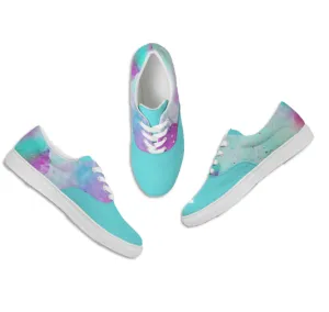 Canvas Sneakers- Tie Dye Design. Casual Shoes, Keds for Women. WickedYo