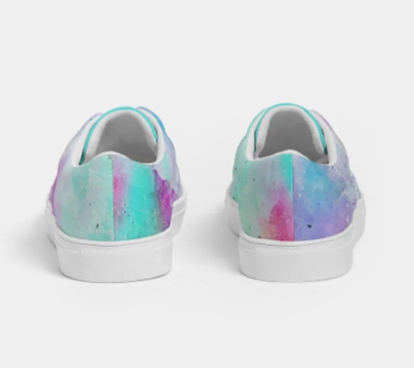 Canvas Sneakers- Tie Dye Design. Casual Shoes, Keds for Women. WickedYo