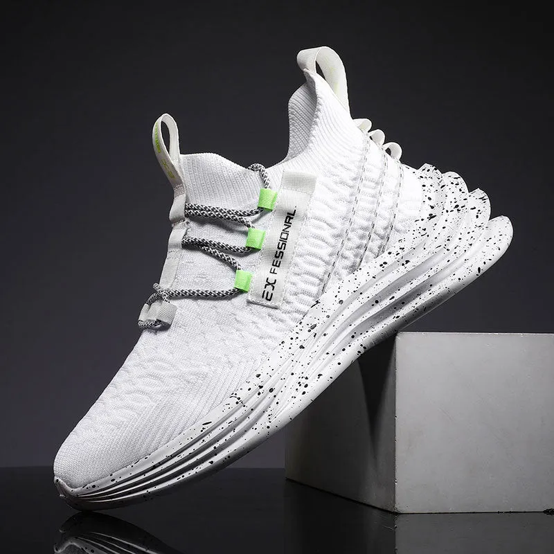 Casual Shoes Running  Men's  Fashion Sports  Flying Woven Breathable