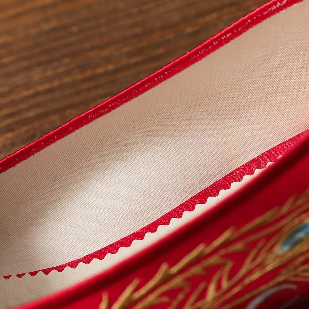 Chinese Wedding Silk Embroidered Shoes