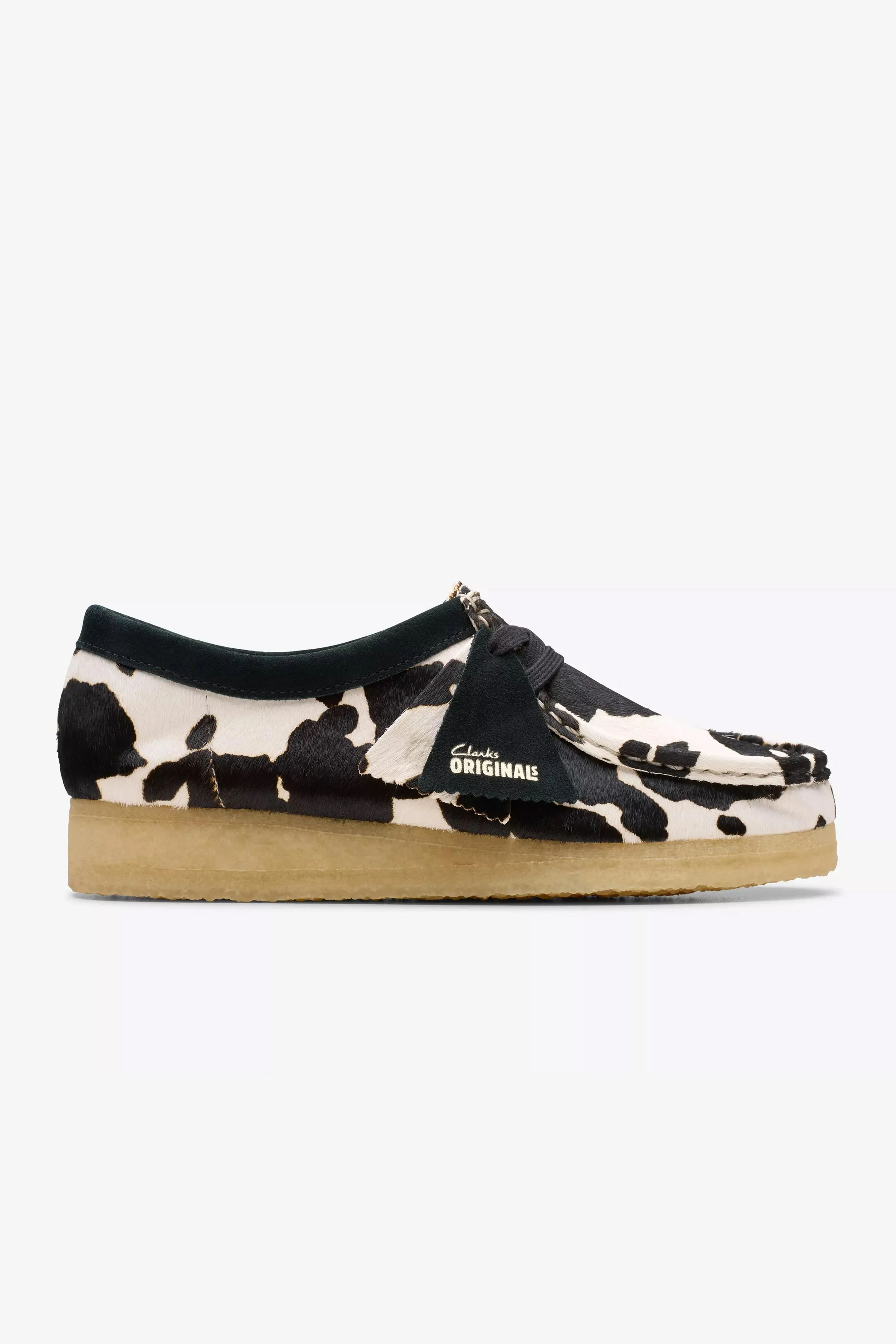 Clarks Wallabee in Cow Print