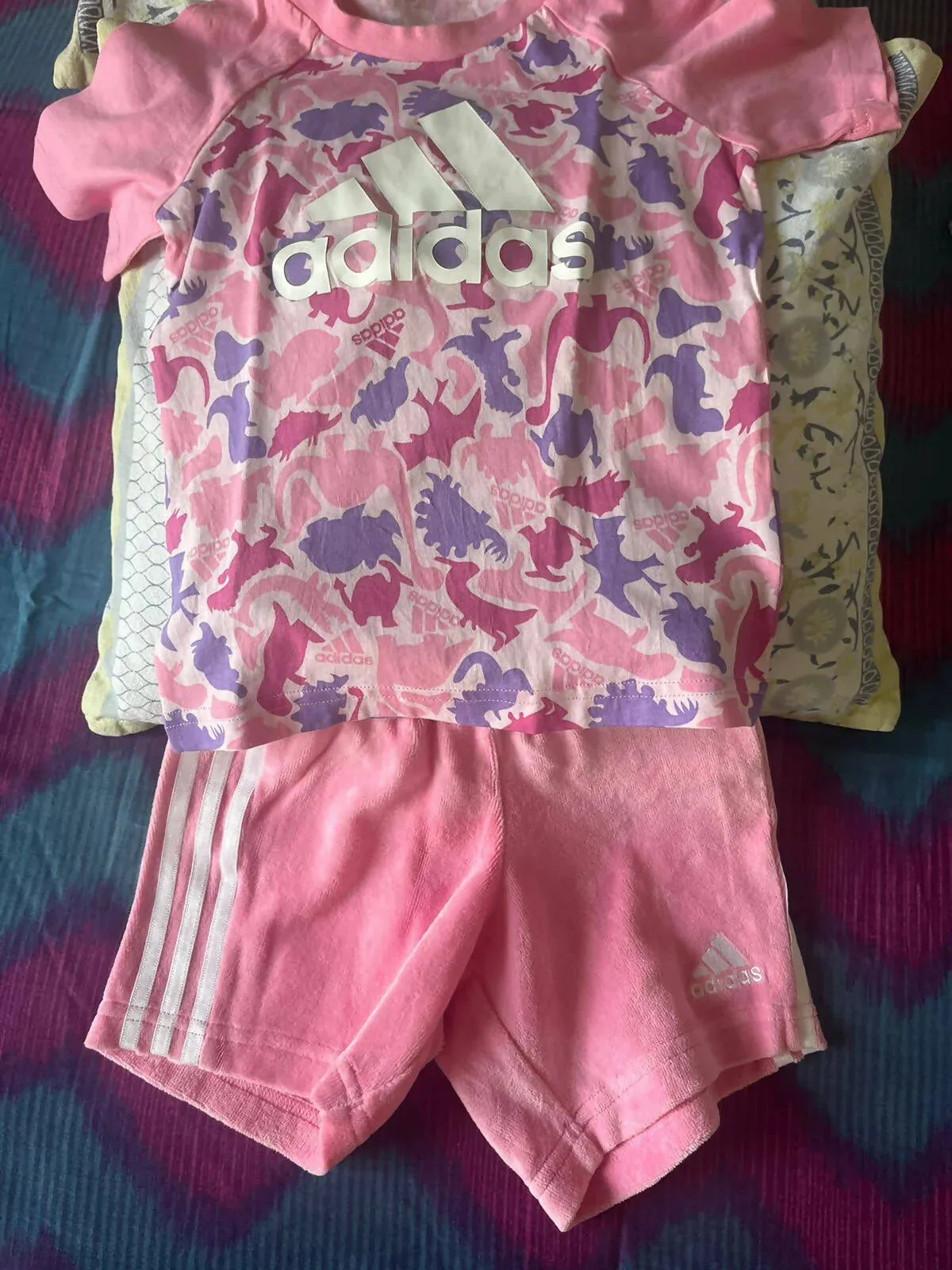 Combo of ADIDAS T-Shirt And Short, ADIDAS Skirt And Top Set, ADIDAS Shoes