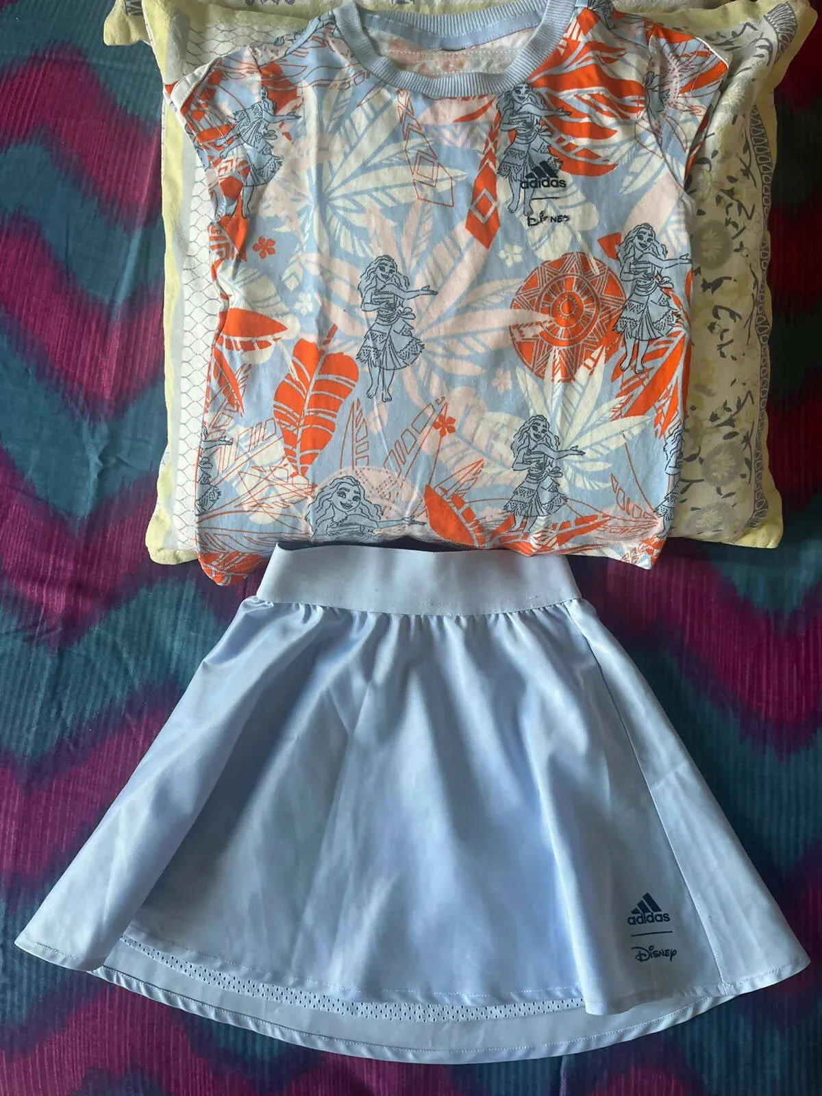 Combo of ADIDAS T-Shirt And Short, ADIDAS Skirt And Top Set, ADIDAS Shoes