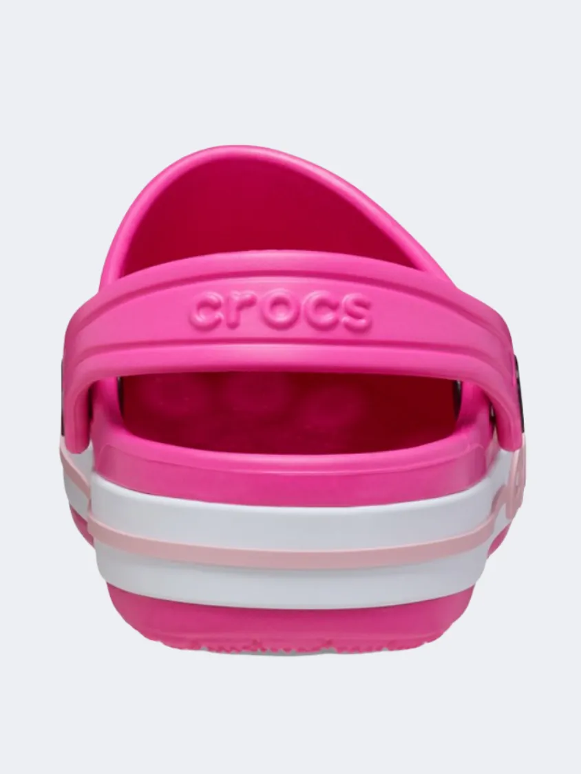 Crocs Bayaband Clog Infant Lifestyle Slippers Electric Pink