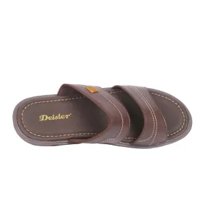 Deisler Sandals DPC20117A Brown Casual Men's Shoes