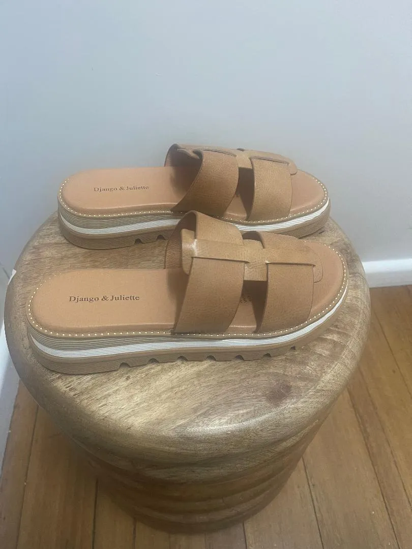 Django & Juliette - Sandals - Stead - Tan / Leather