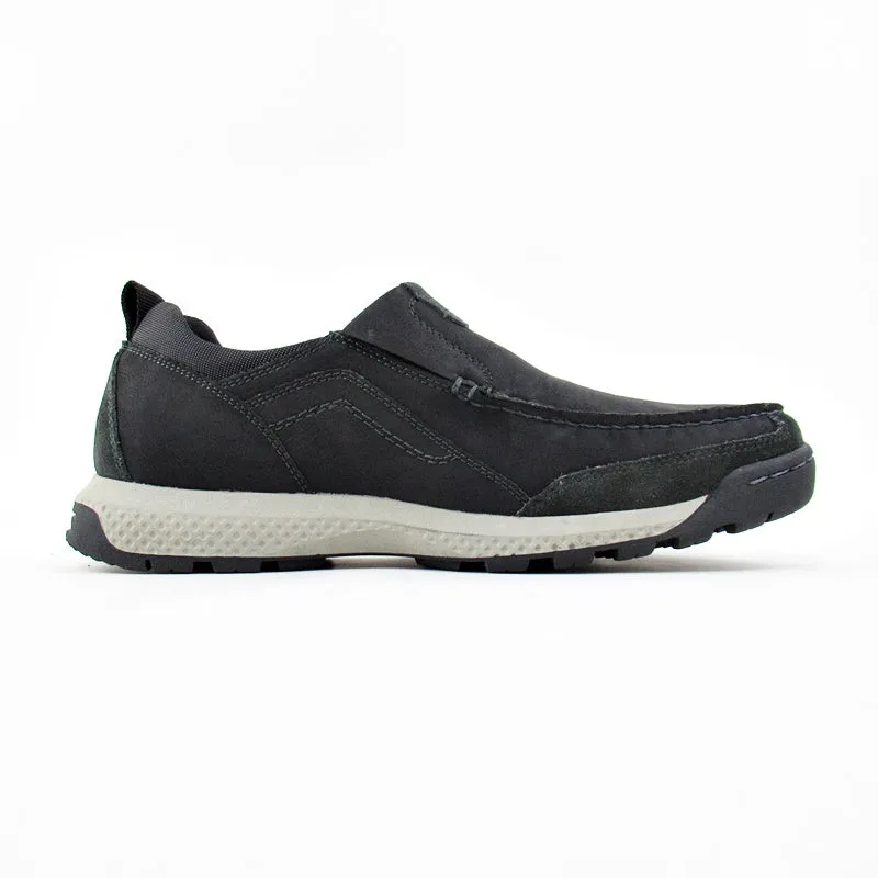 DOCKERS ALBRIGHT BLACK - RUGGED SLIP-ON