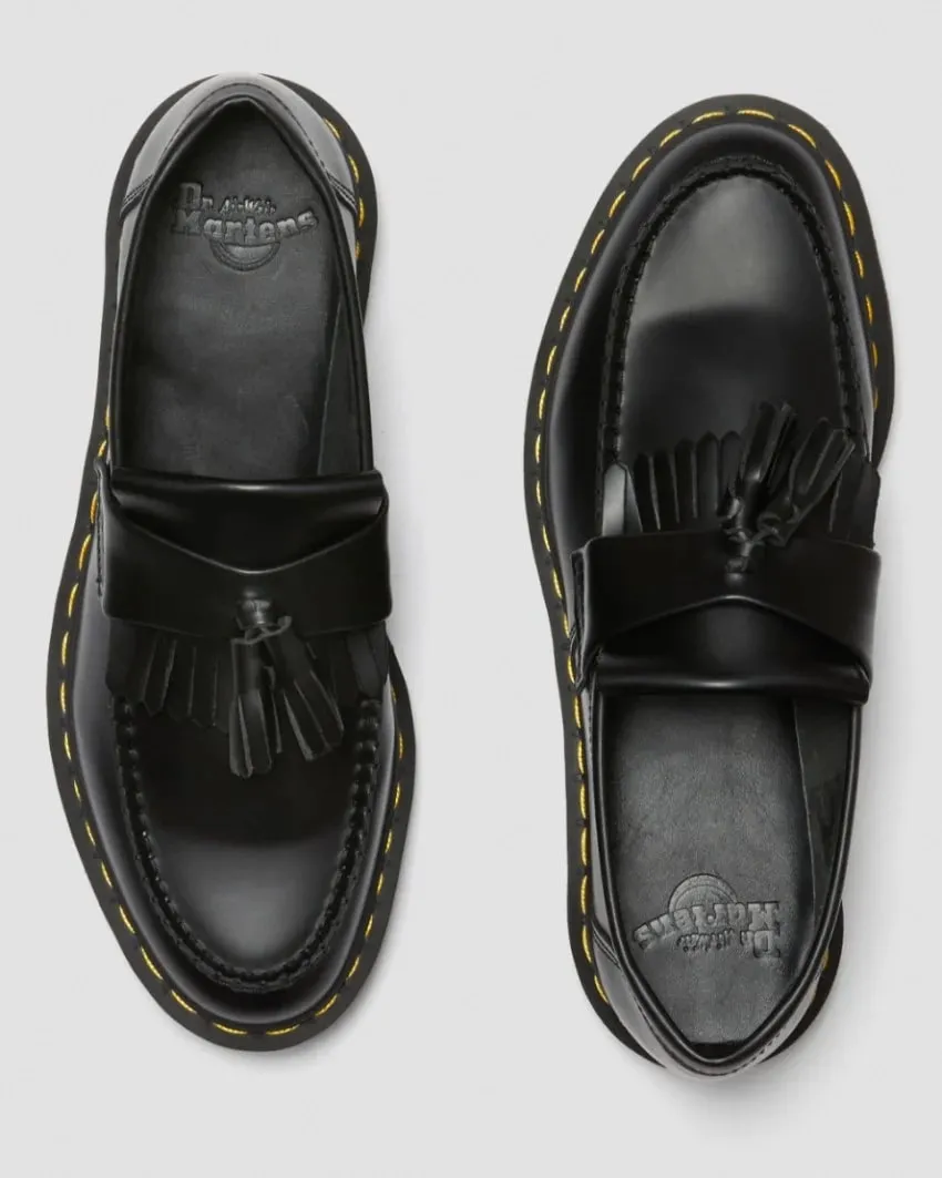 Dr Martens Adrian Tassel Loafer Black Smooth