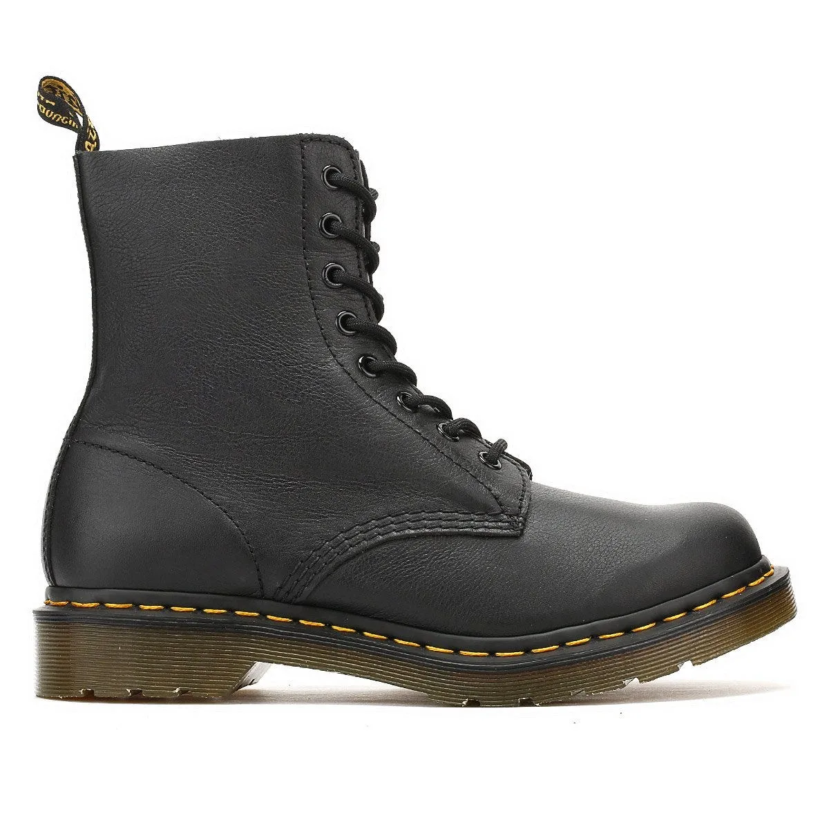 Dr. Martens Womens Black Pascal Virginia Leather Boots