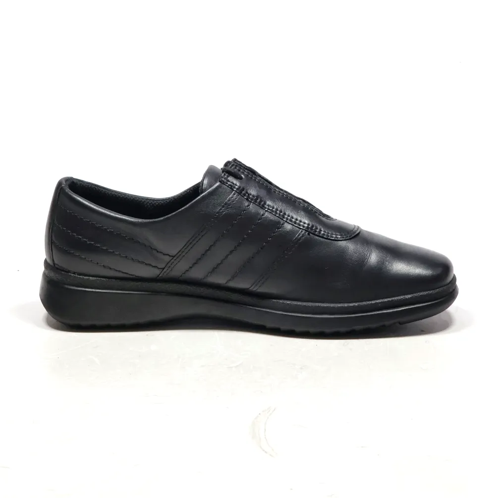 Ecco Casual Lace Ups Leather Black Colour For Men