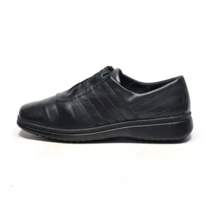 Ecco Casual Lace Ups Leather Black Colour For Men