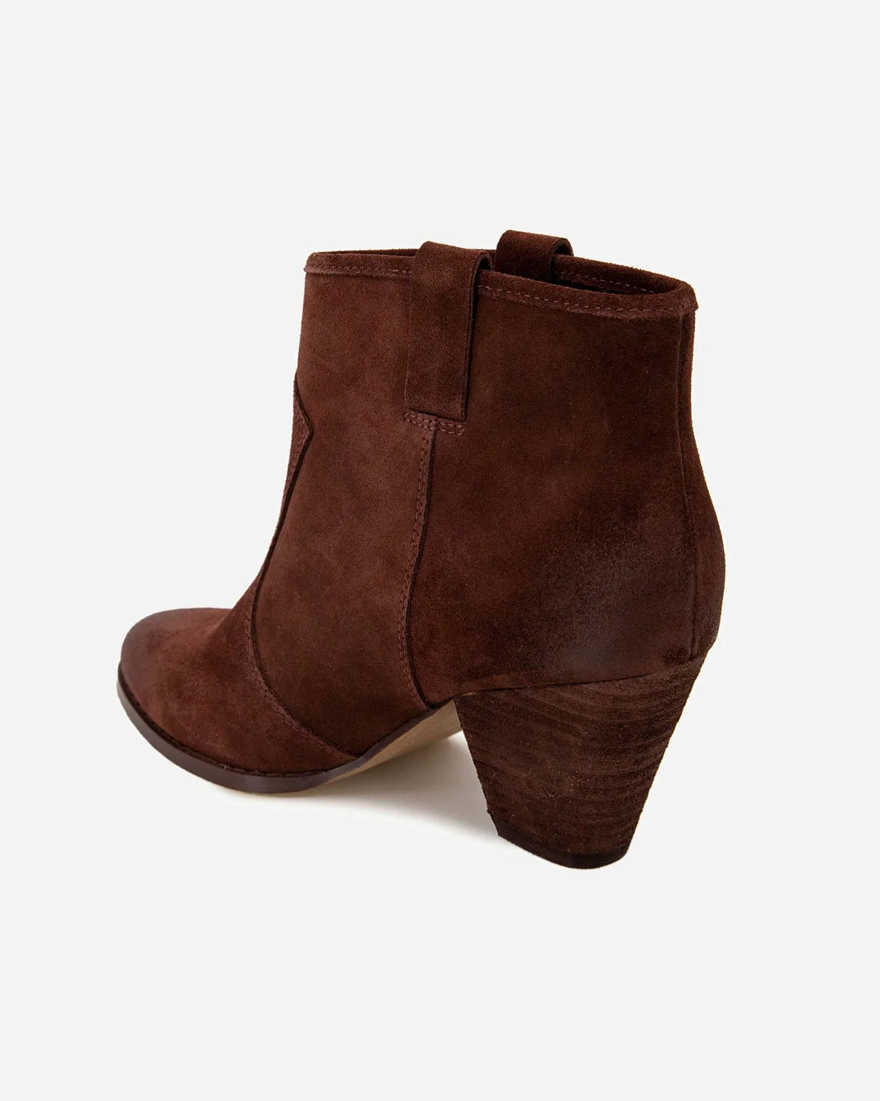 Eloise Bootie in Brown