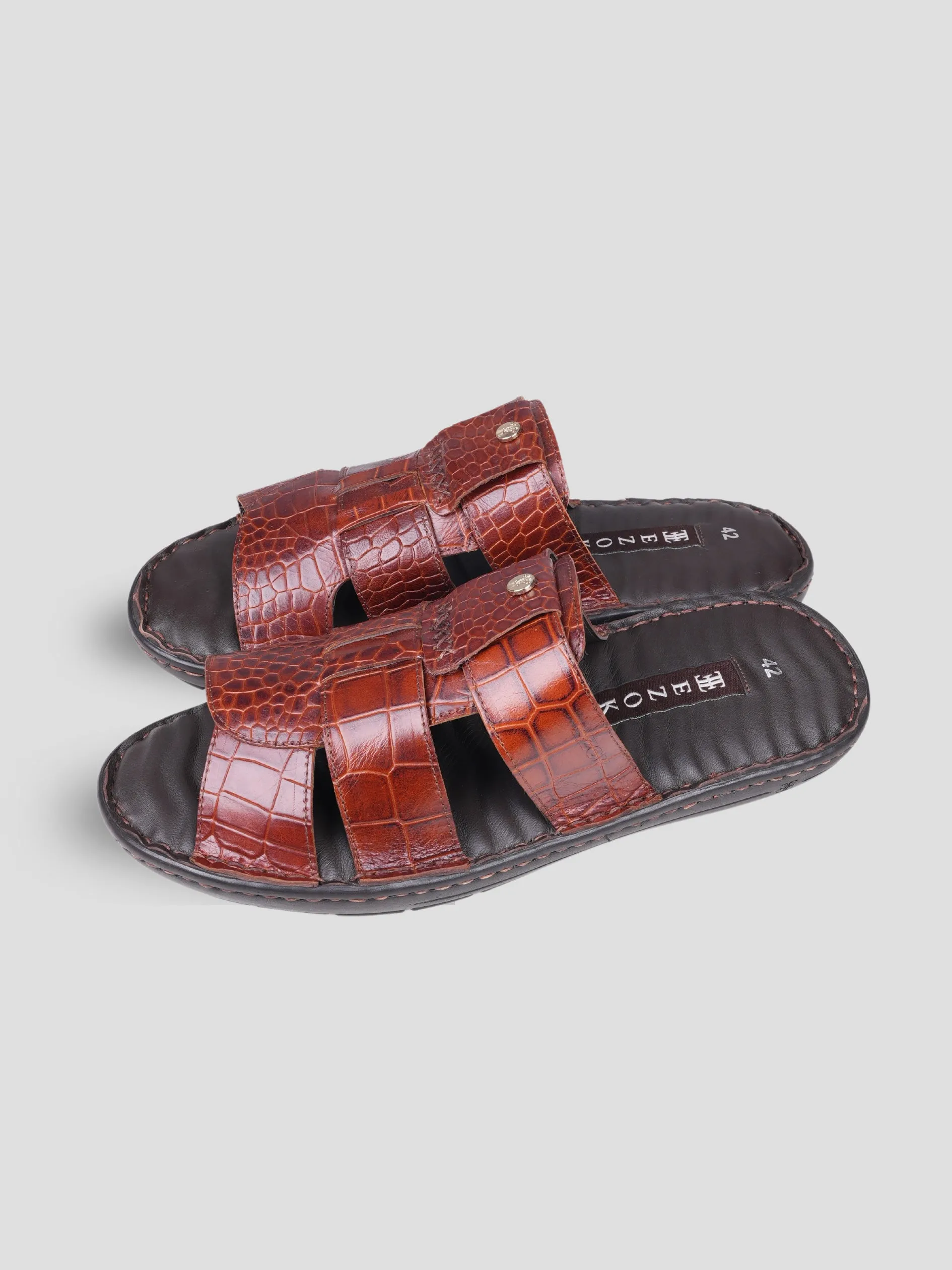 Ezok Leather Casual Sandals for men