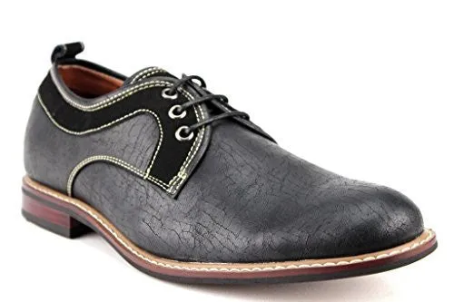 Ferro Aldo Men's 19257D Distressed Lace Up Oxfords Dress Shoes