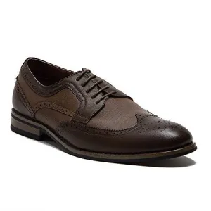 Ferro Aldo Men's 19567L Wing Tip Brogue Blucher Classic Dress Oxfords Shoes